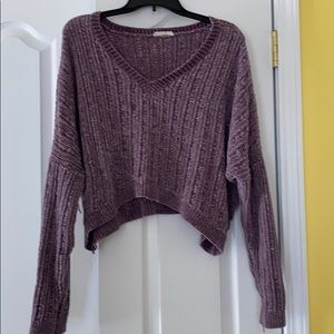 Long sleeve crop top